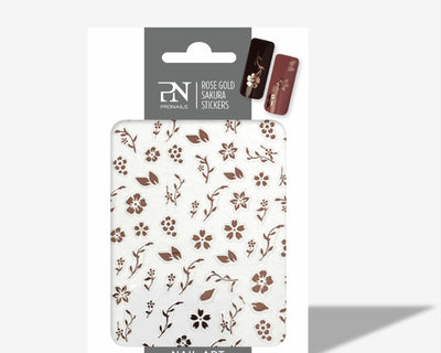Rose Gold Sakura Nail Stickers