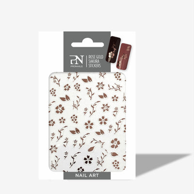 Rose Gold Sakura Nail Stickers